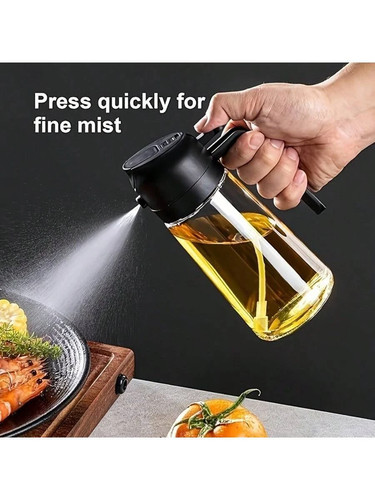 1pc oil sprayer bottle - 1pc, 2-in-1