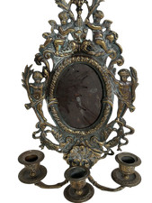 Antique bronze wall sconce