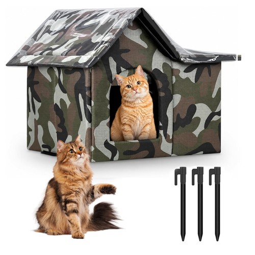 Outdoor cat house - outdoor, weatherproof