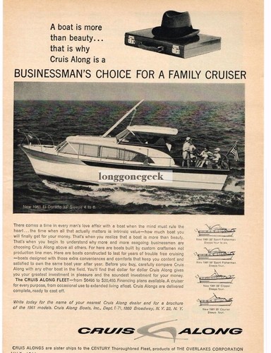 1961 cruis along dorado - el, 33'
