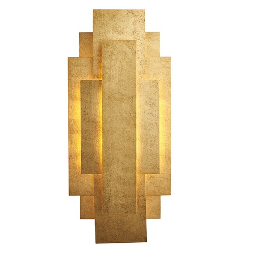 Antique gold leaf panel - gold,