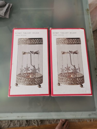 Tealight candleholders - x2,