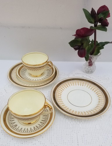 Vintage trent china - 2, trios