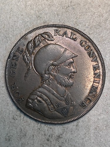 1795 half penny conder - 1795,
