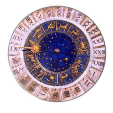 Venetian Planet Clock Plate