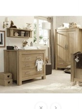 Charnwood Bordeaux Oak Nursery Furniture 4 Piece Set - Very Good Condition 