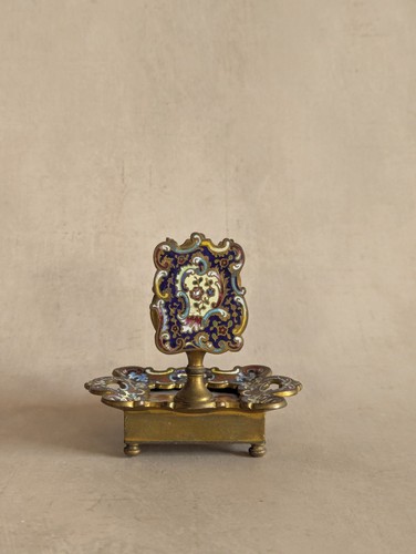 Antique french enamel - antique,