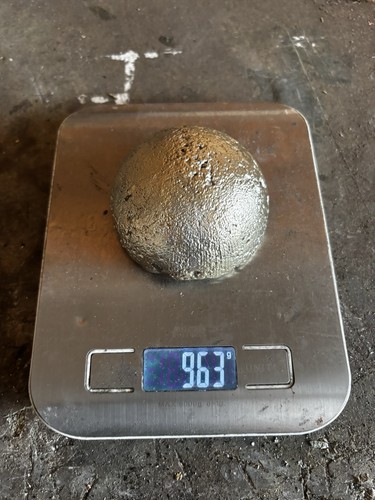 1kg brass hand poured - brass, weight