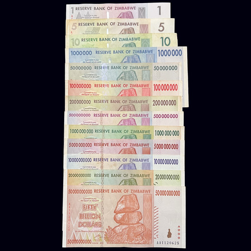Zimbabwe banknotes set - zimbabwe, 5