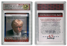 DONALD Trump Mug Shot Card