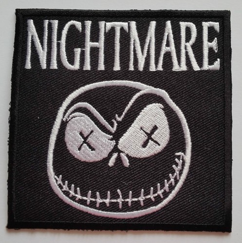 Nightmare sew iron on - nightmare, patch