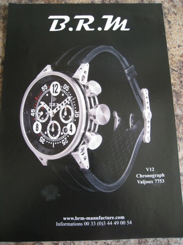 Brm manufacture v12 - manufacture,