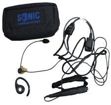Covert Wireless Earpiece Mic By Sonic CA6922 PTT Induction Loop Security SIA