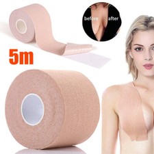 5M Women Boob Tape Invisible Bra Nipple Cover Adhesive Push Up Breast Lift Tape