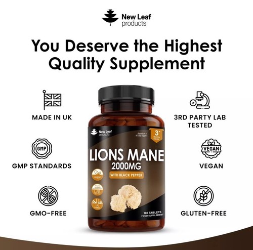 Lions mane extract mushroom - lions,
