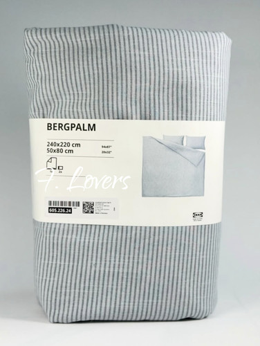 Ikea bergpalm blue stripe king - bergpalm,