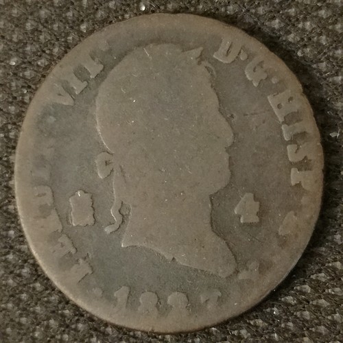 Maravedis coin 1827 king - 4, 1827.