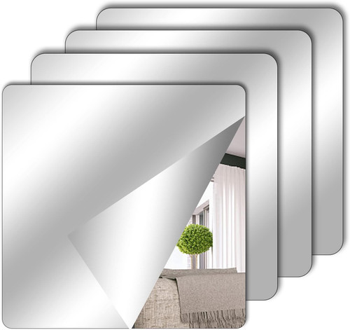 Pack self adhesive mirror - 4,