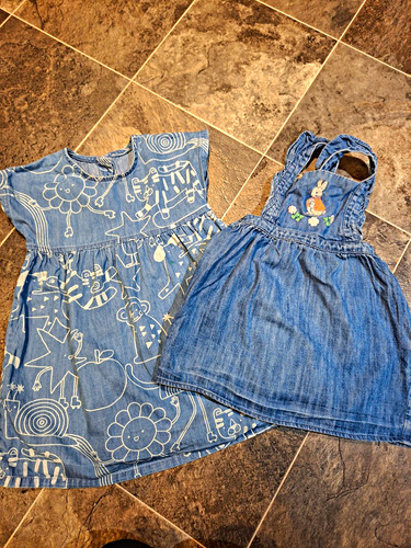 George girls blue denim - &,
