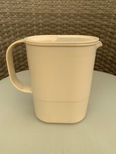 VINTAGE TUPPERWARE SLIMLINE JUG WITH LID  (for fridge door)  1Litre  #1
