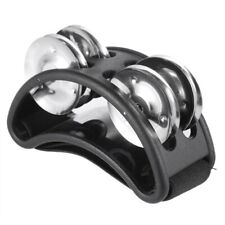 Foot Tambourine Percussion Jingle Shaker Musical Instrument Bells