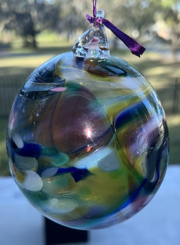 Hand blown art - witch, /