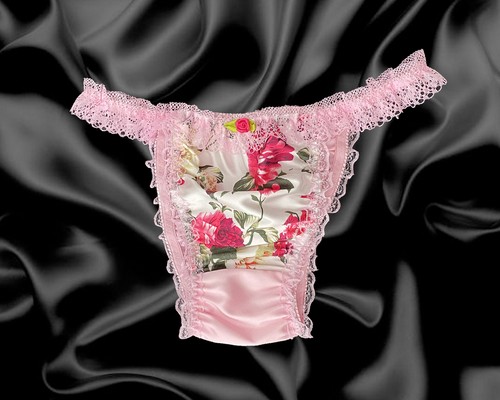 Baby pink satin - pink, silky