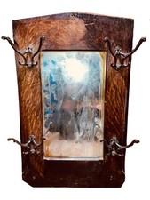Antique Mirror Oak Frame 4