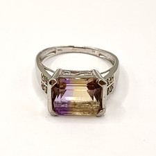 925 Sterling Silver Ametrine