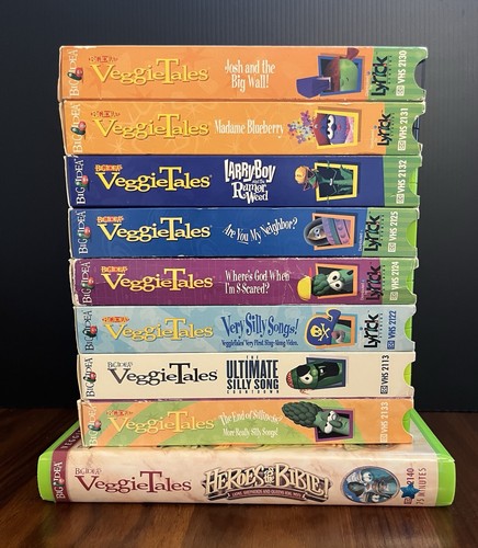 Lot veggie tales videos - lot, 9