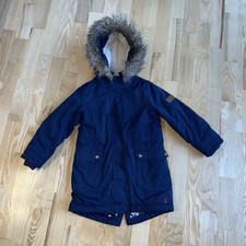 Girls joules Navy Coat Age 6  (5-6 Years)