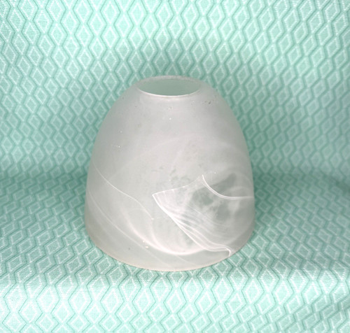 Frosted white glass domed - , bell