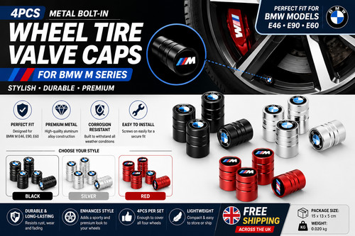 New dust caps tyre - new, valve