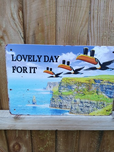 New tin sign lovely day - sign,