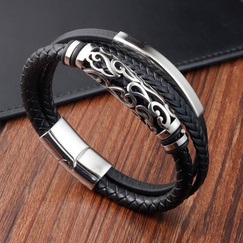 Leather stainless steel - stainless,