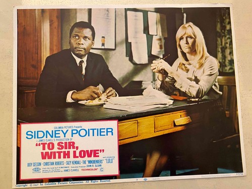 Sir with love lobby card - with,