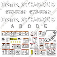 Fits Genie GTH 5519 Decal Kit