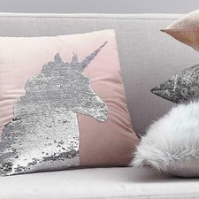 Cushion Cover Pink Unicorn