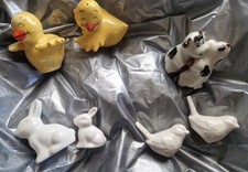 Novelty Decorative Animal Salt & Pepper Shakers - 4 Pairs