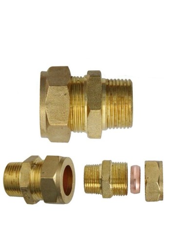 Copper compression male bsp - male,