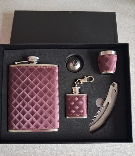 New wrapped hip flask set - hip,