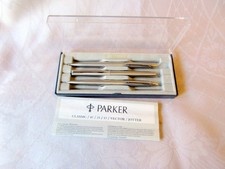 PARKER CLASSIC FLIGHTER BALLPOINT PEN FOUNTAIN PEN AND PROPELLING PENCIL SET