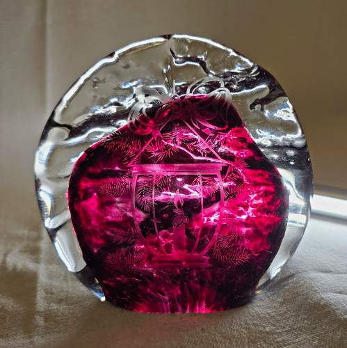 Rare vintage mdina - rare, glass