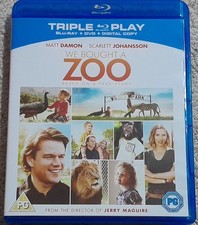 WE BOUGHT A ZOO BLU-RAY MATT DAMON SCARLETT JOHANSSON 