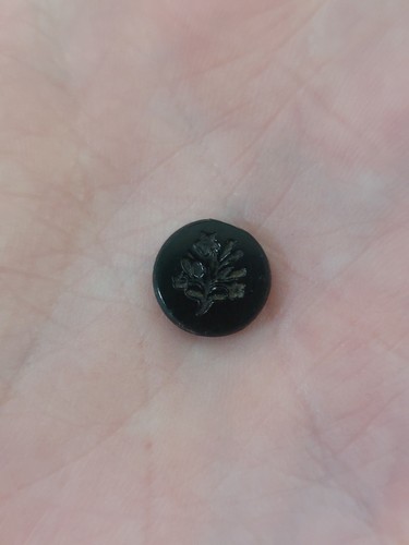 Victorian glass seal wax - victorian,