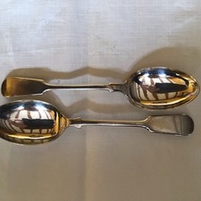 A Pair of Vintage A1 EPNS Dessert Spoons