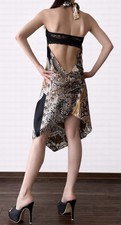 Paisley High-Low Hem Dress –