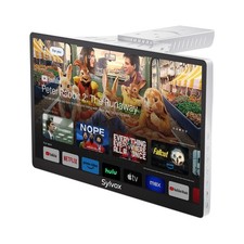 SYLVOX Kitchen TV  Under Cabinet TV Foldable & Rotatable Flip Down TV
