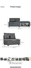 Small Sofa With Bed I AM OPEN TO COURIER       COLLECTION   BUYER ARRANGES PAYS 