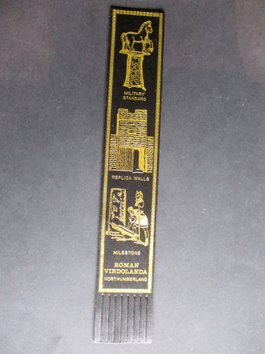 Leather bookmark roman - bookmark,